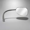 Side View Mirror,Chrome,Pear Shape, Right